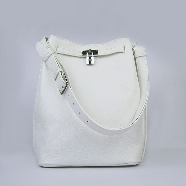 Replica Hermes Jypsiere 34 Togo Leather Messenger Bag White H2804 - 1:1 Copy